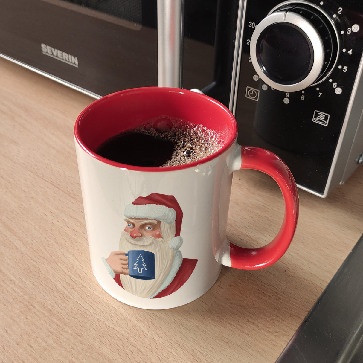 Ein Glühwein am Morgen vertreibt Kummer und Sorgen lustige Glühweintasse