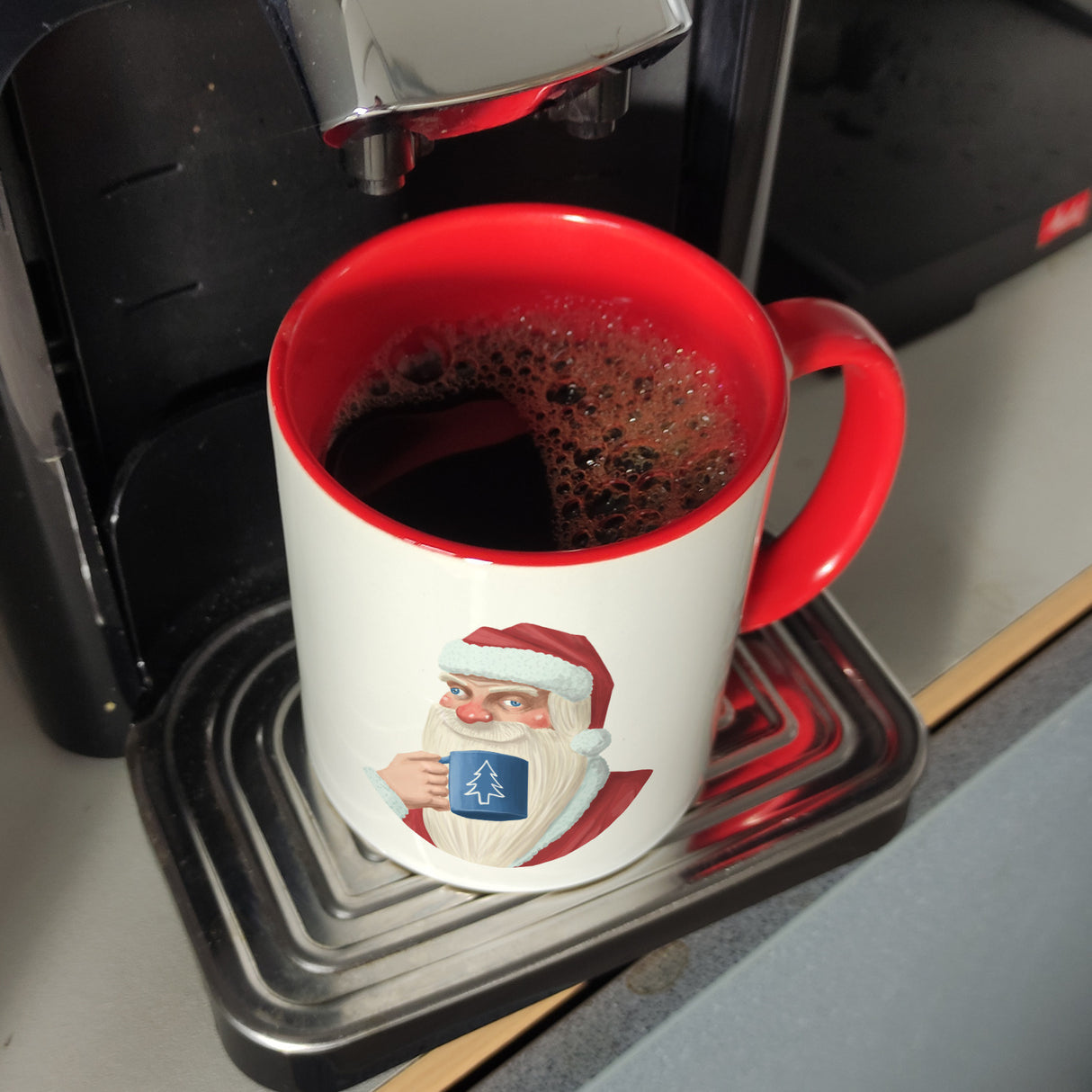 Ein Glühwein am Morgen vertreibt Kummer und Sorgen lustige Glühweintasse