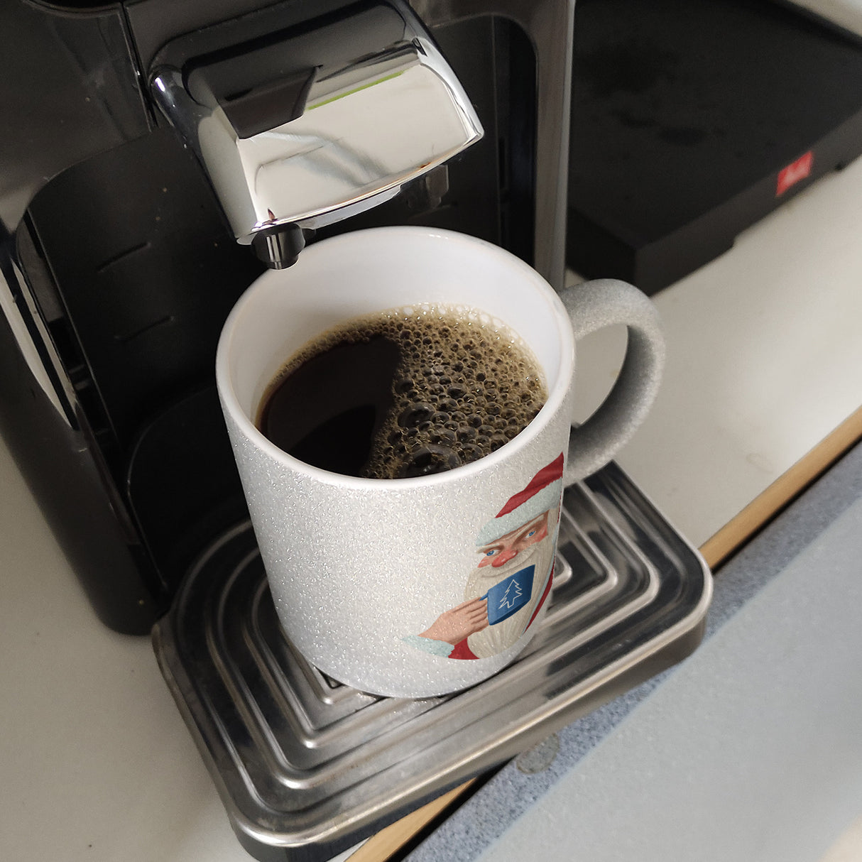 Ein Glühwein am Morgen vertreibt Kummer und Sorgen lustige Glühweintasse