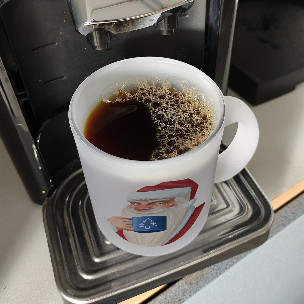 Ein Glühwein am Morgen vertreibt Kummer und Sorgen lustige Glühweintasse