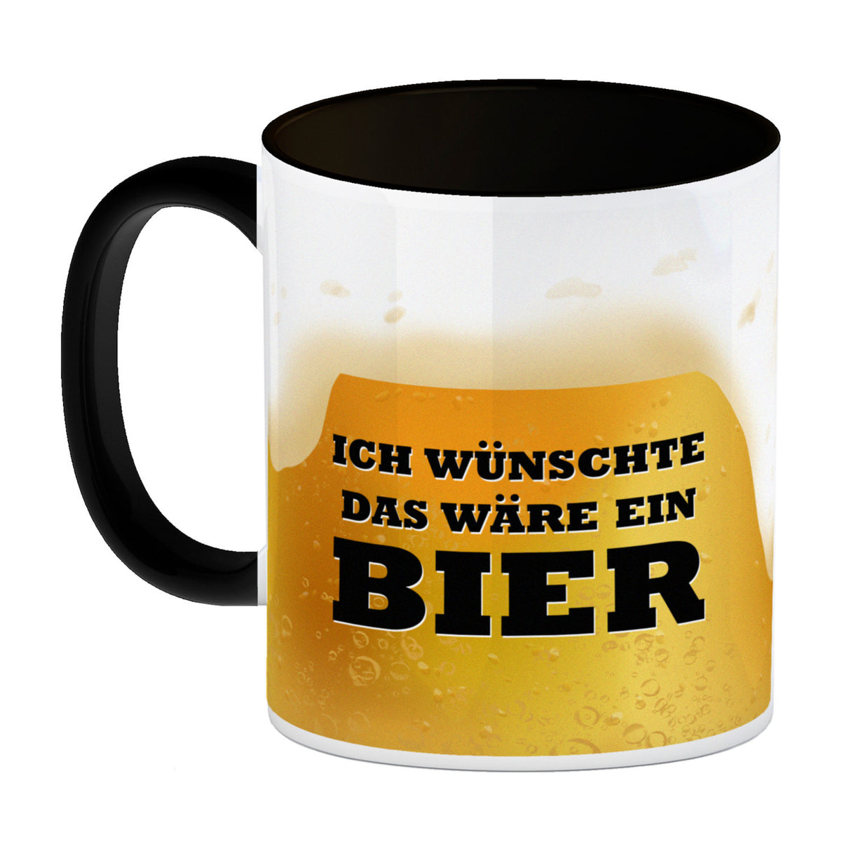 Ich wünschte das wäre ein Bier Kaffeebecher