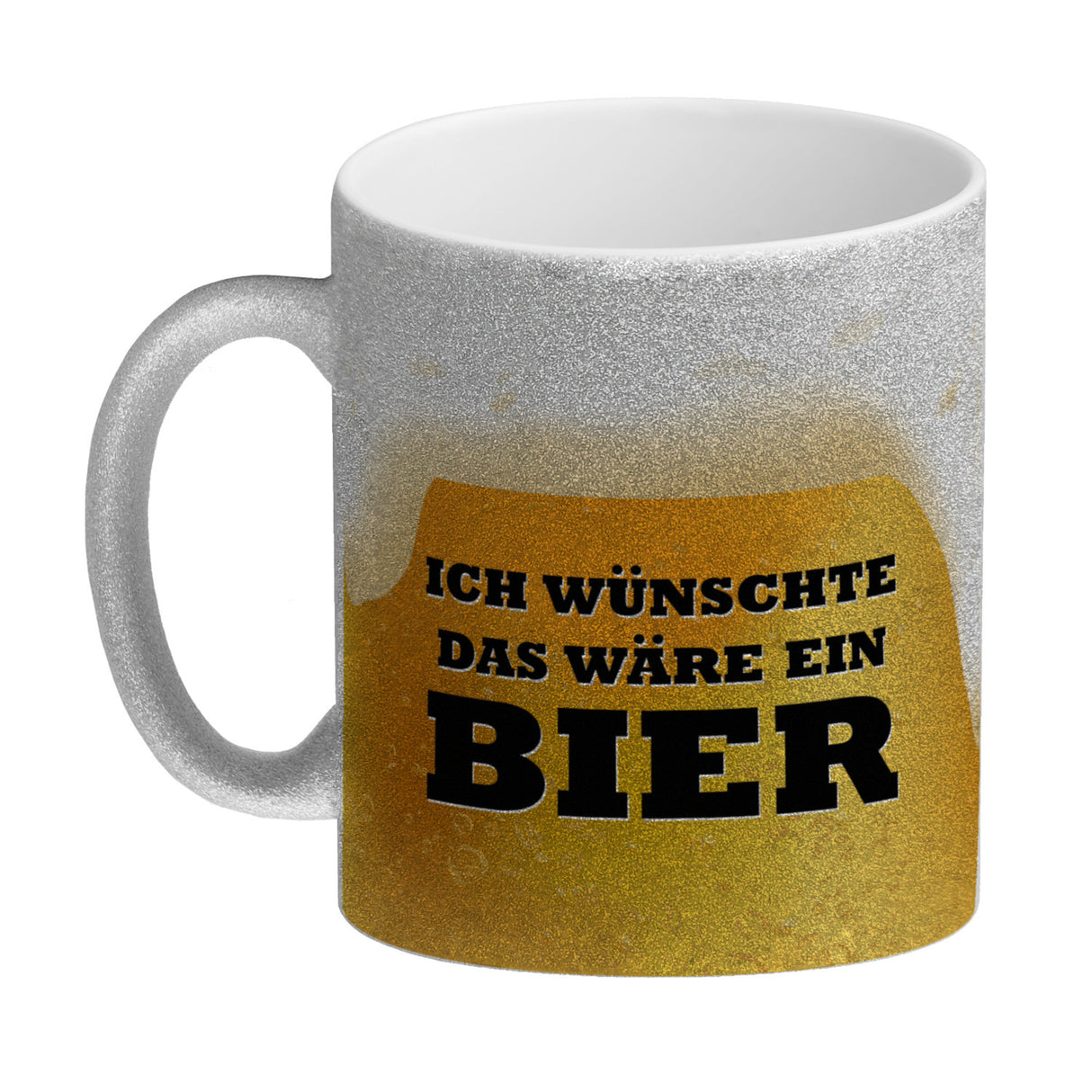 Ich wünschte das wäre ein Bier Kaffeebecher