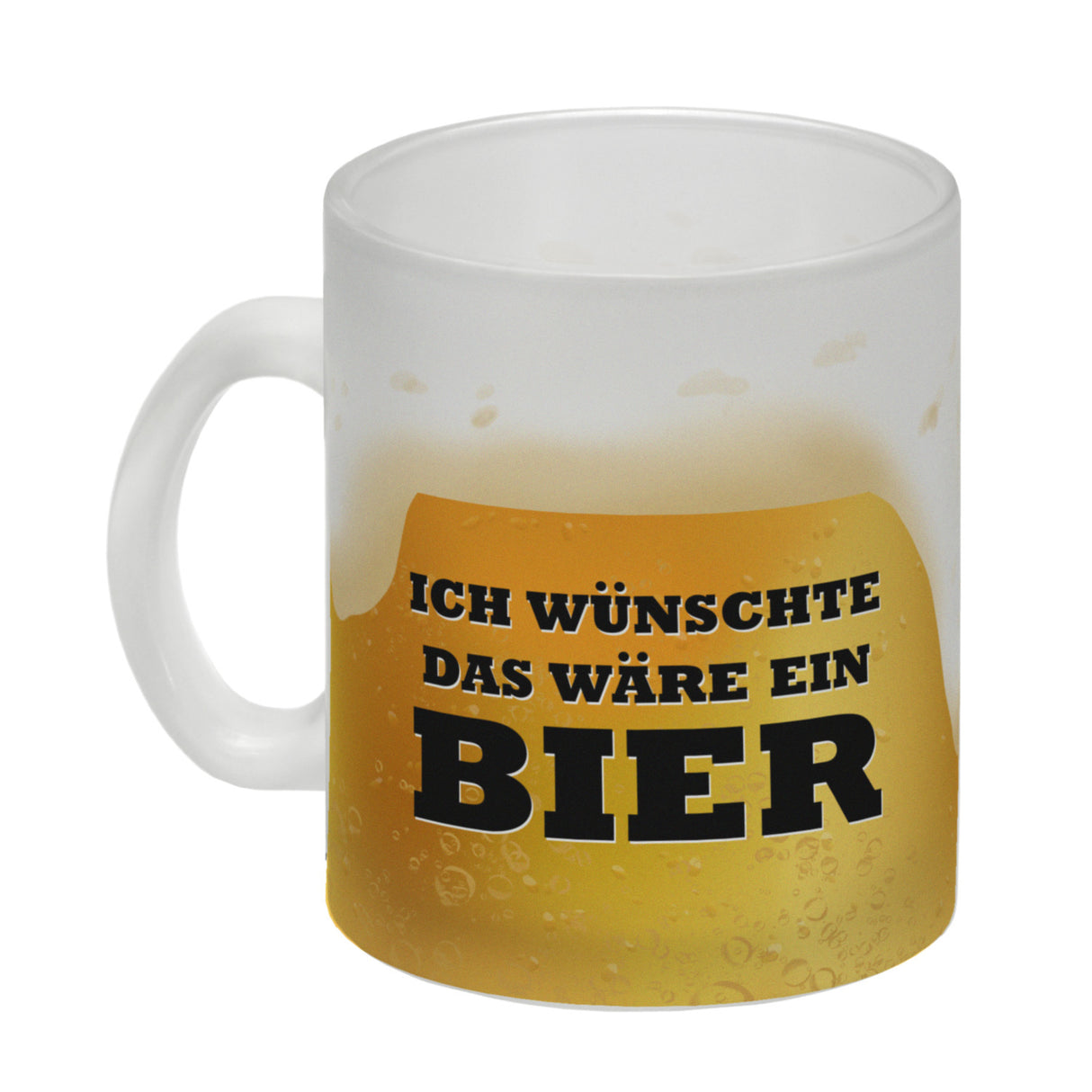 Ich wünschte das wäre ein Bier Kaffeebecher