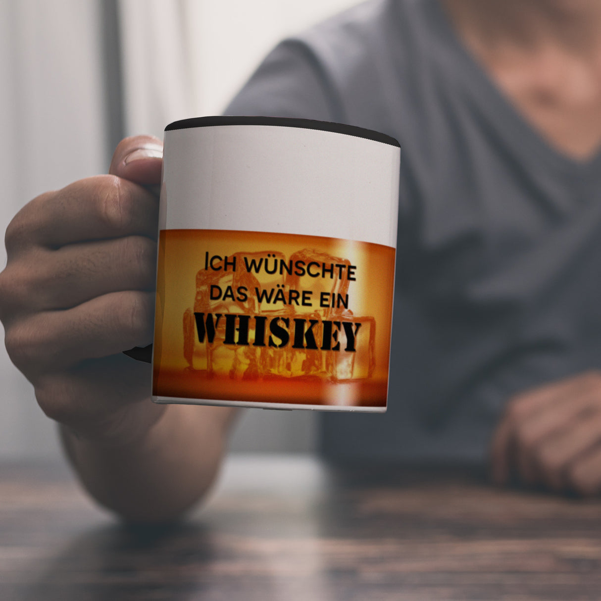 Ich wünschte das wäre ein Whiskey Kaffeebecher