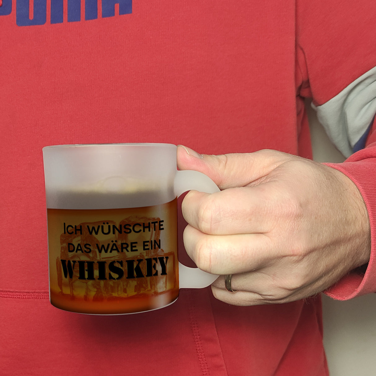 Ich wünschte das wäre ein Whiskey Kaffeebecher