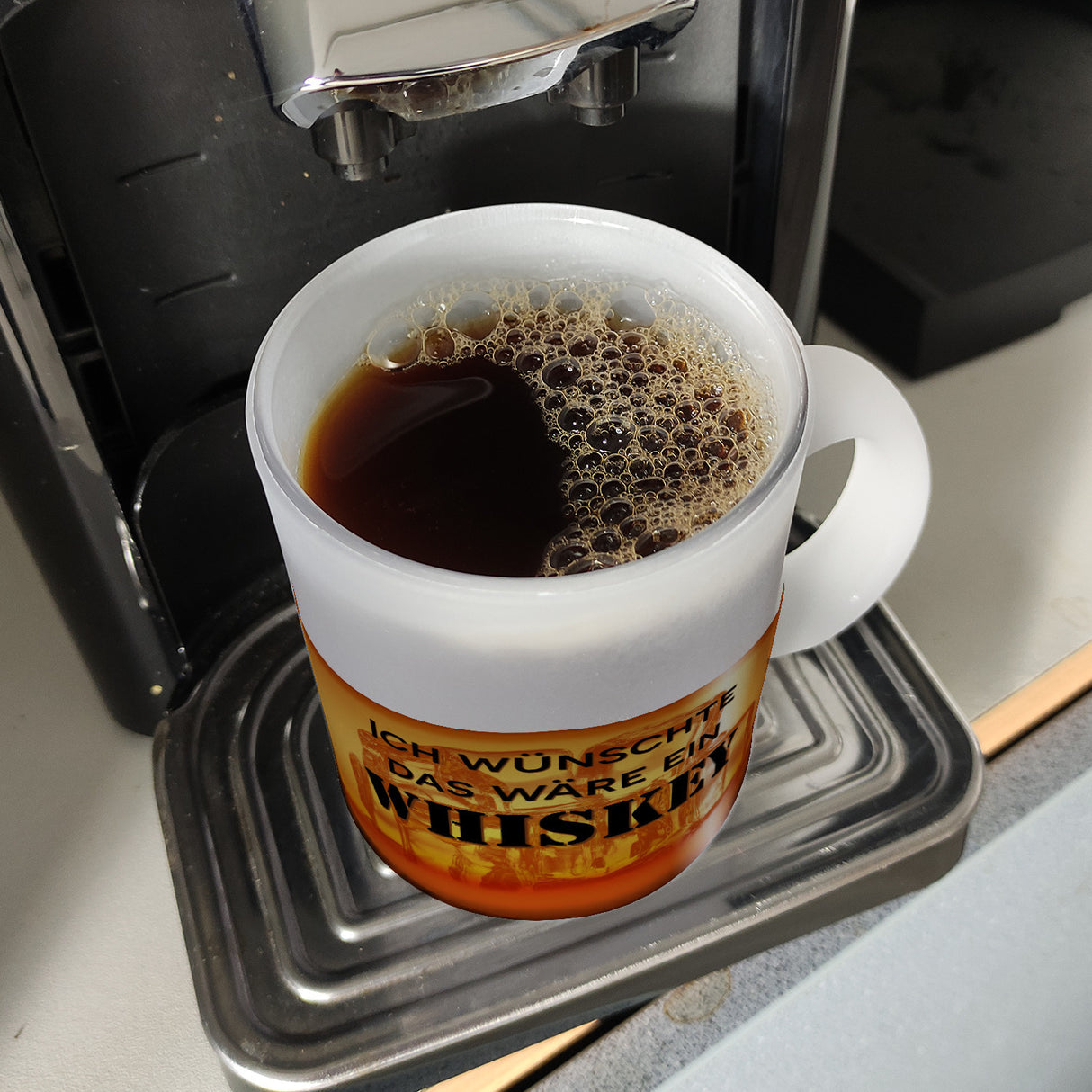Ich wünschte das wäre ein Whiskey Kaffeebecher