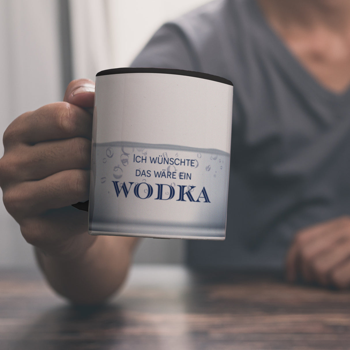 Ich wünschte das wäre ein Wodka Kaffeebecher