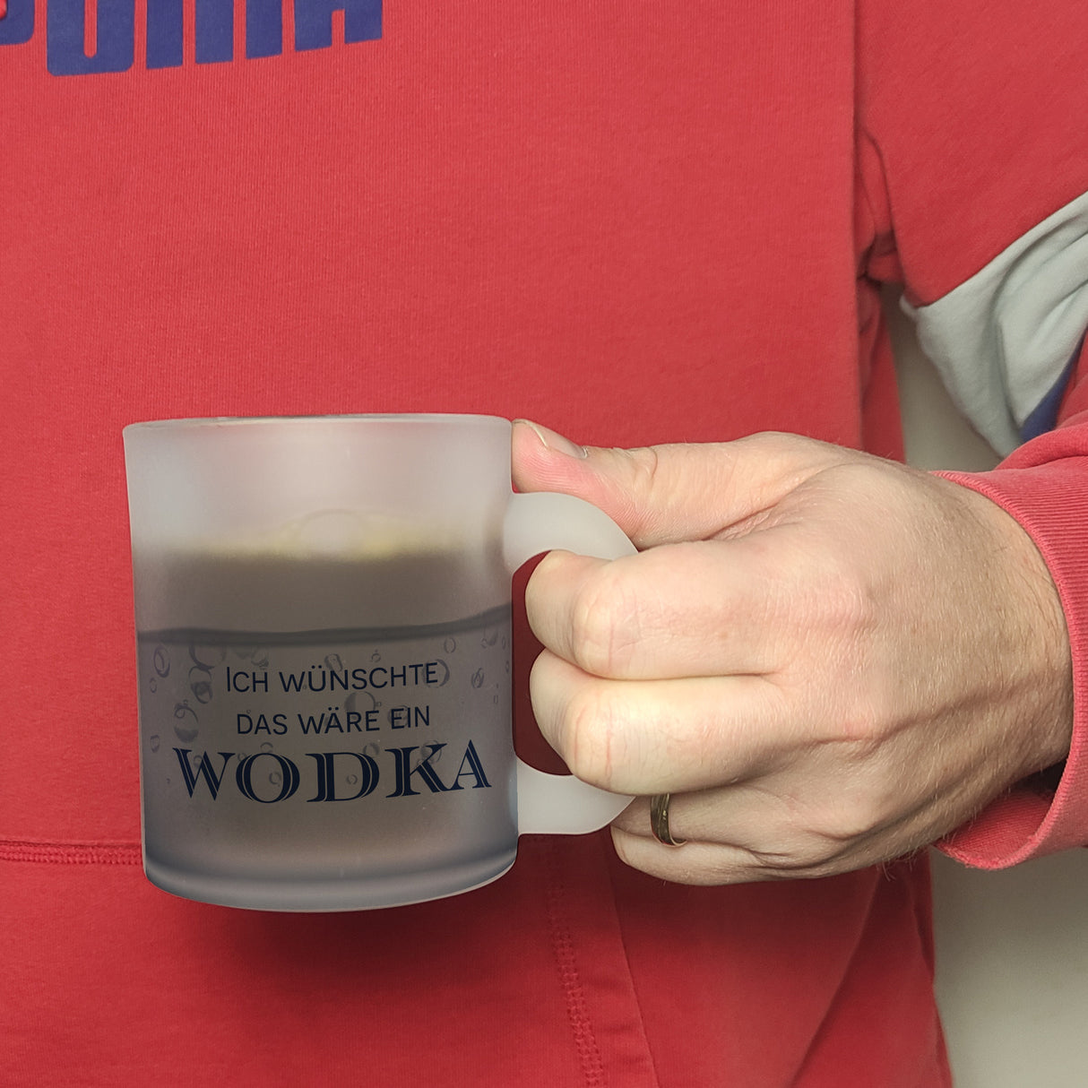 Ich wünschte das wäre ein Wodka Kaffeebecher