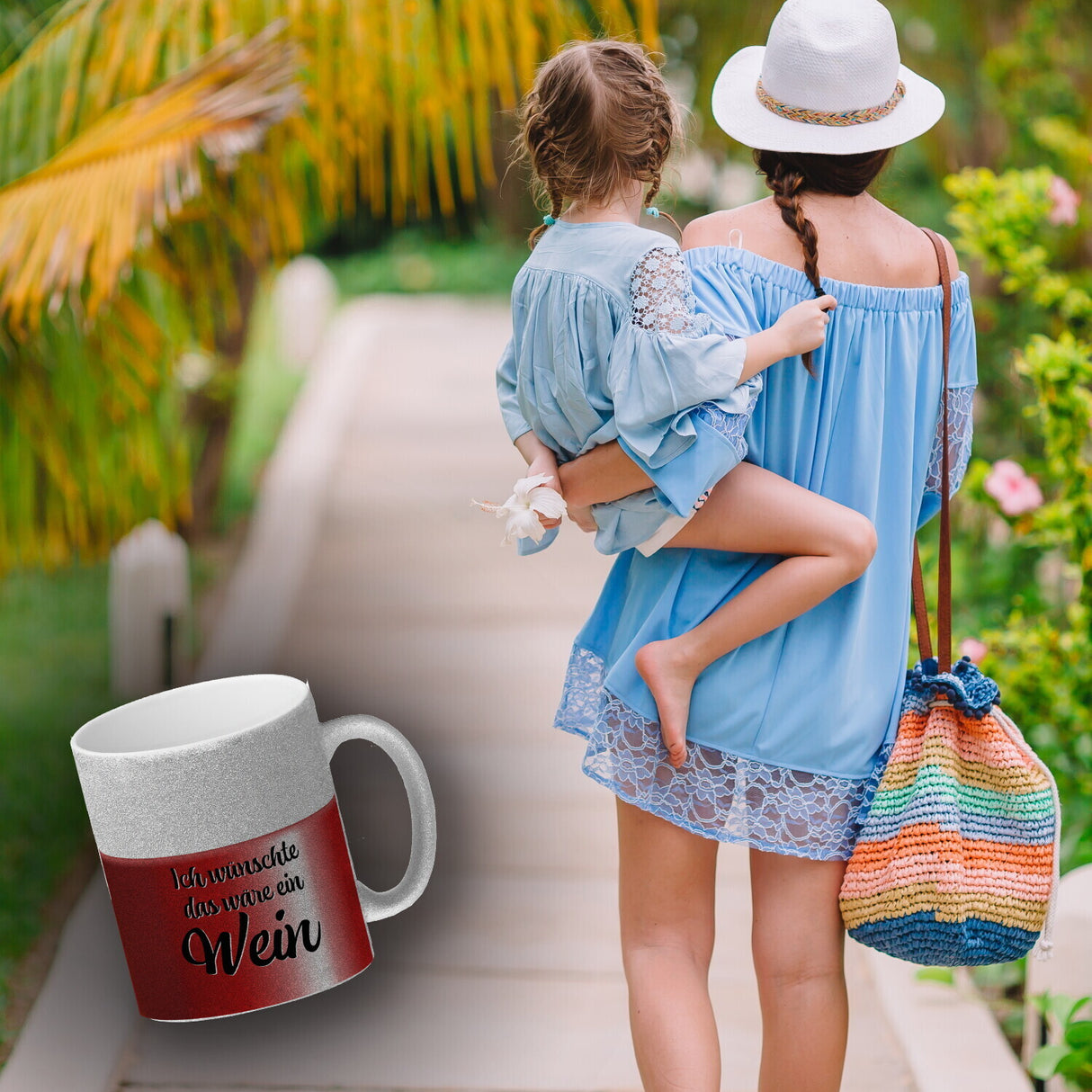 Ich wünschte das wäre ein Wein Kaffeebecher