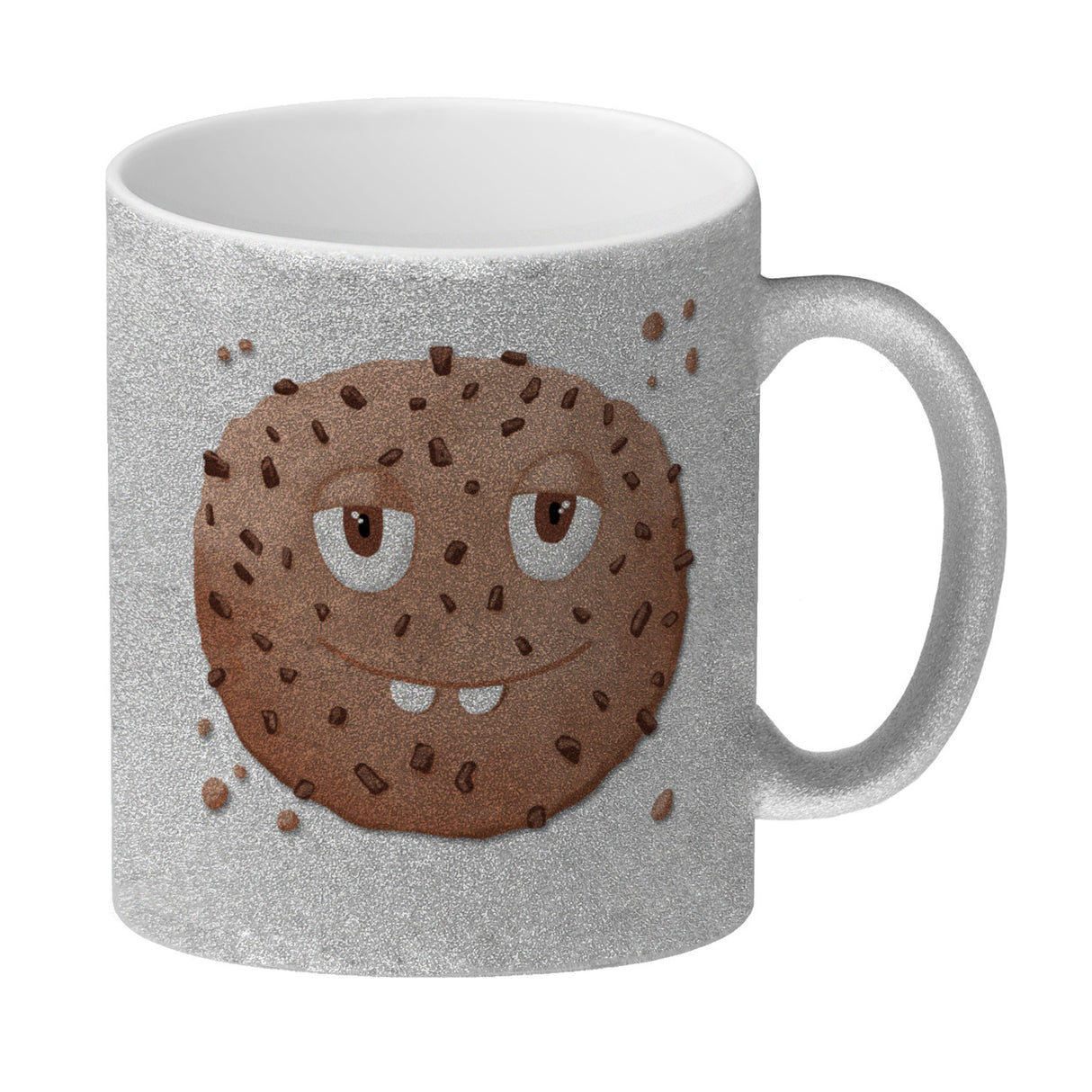 Keep calm and eat cookies Kaffeetasse mit lustigem Keks