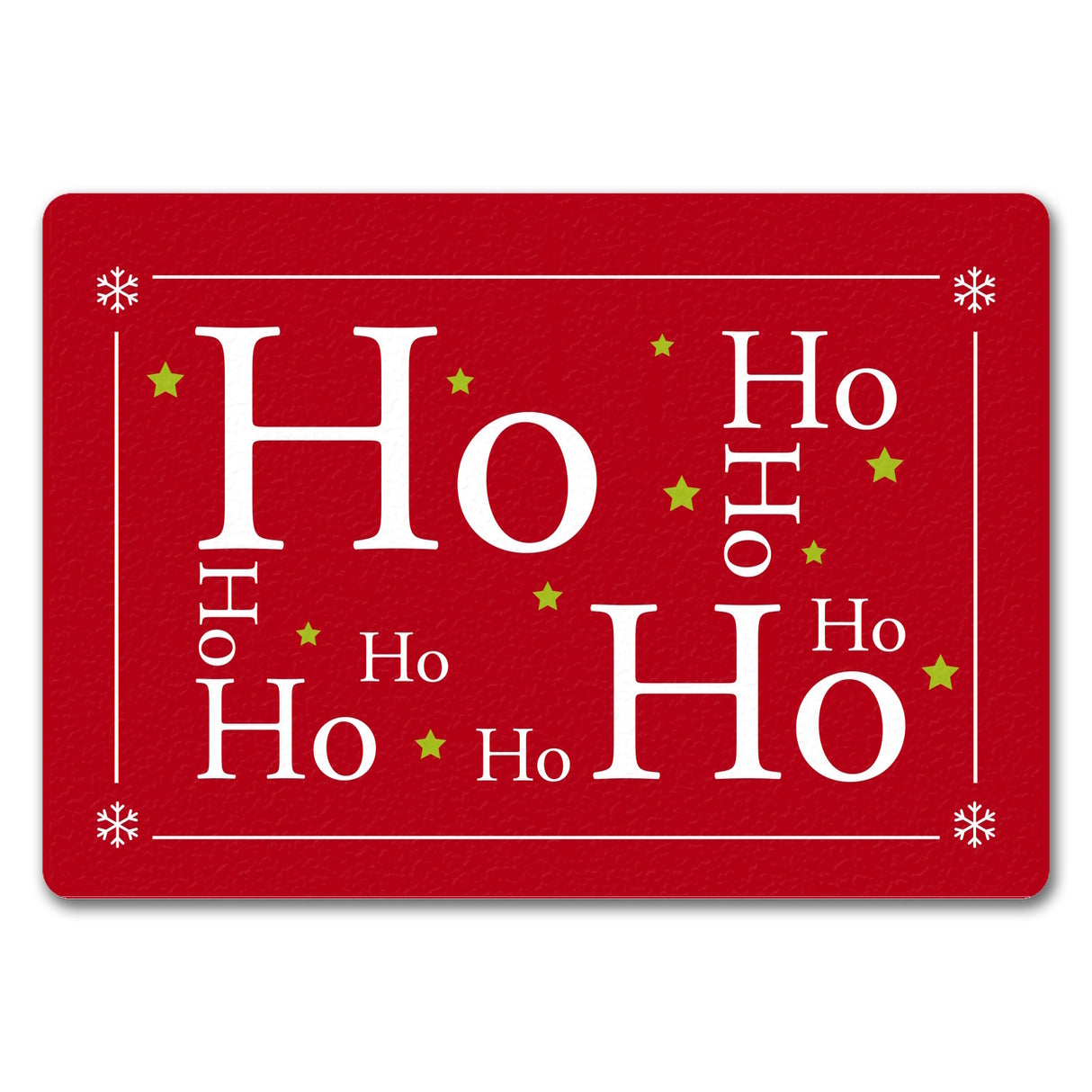Ho Ho Ho Weihnachten Fußmatte