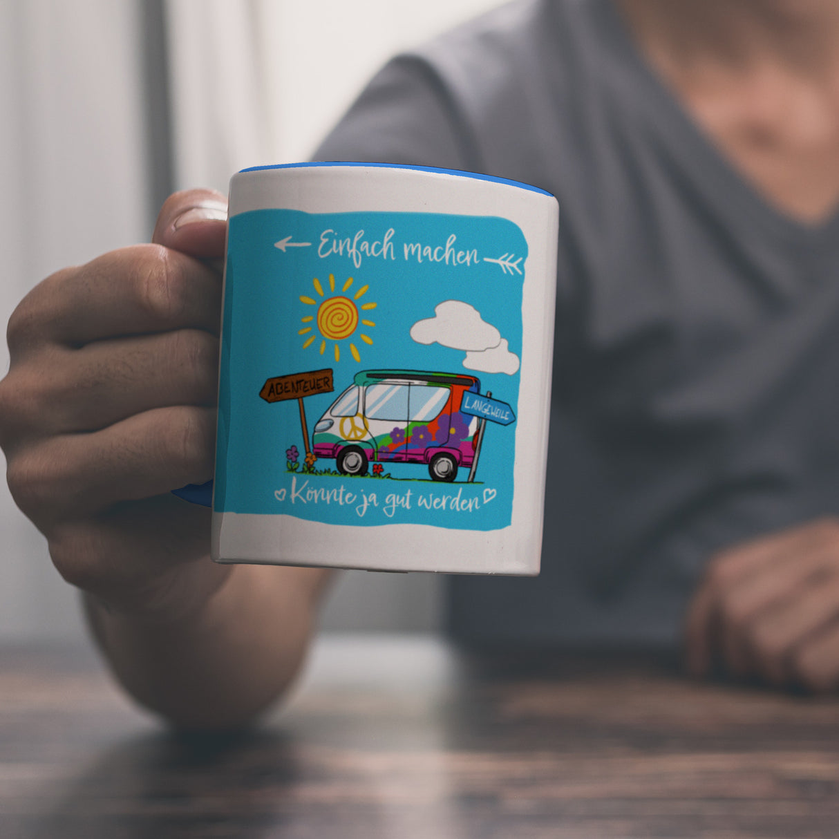 Camping Abenteuer Kaffeebecher