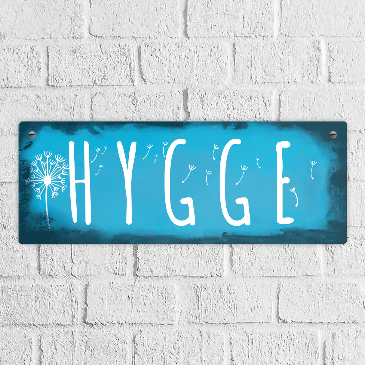 Hygge für eine gemütliche und herzliche Atmosphäre Metallschild