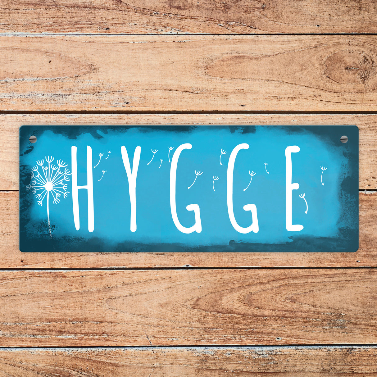 Hygge für eine gemütliche und herzliche Atmosphäre Metallschild