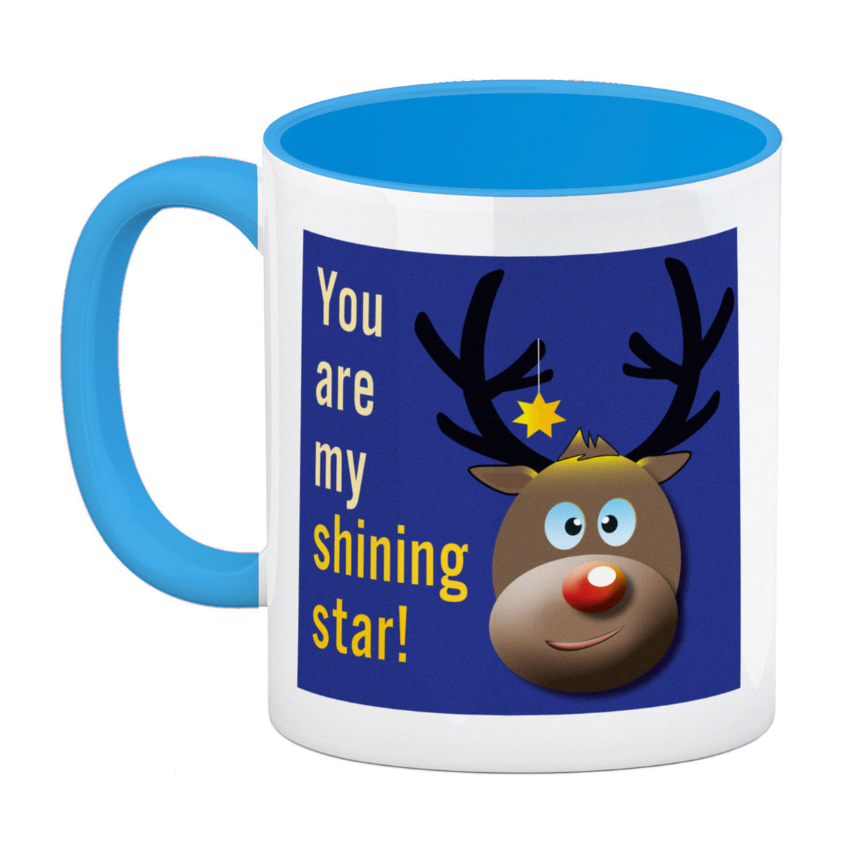 Weihnachten Kaffeebecher mit Rentier Motiv