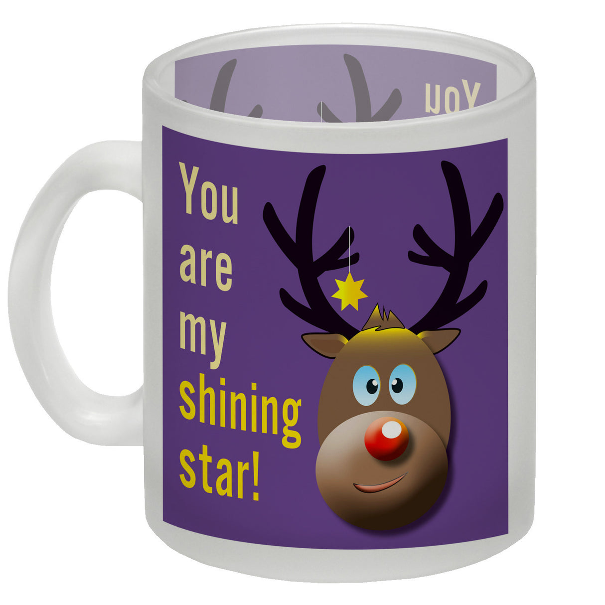 Weihnachten Kaffeebecher mit Rentier Motiv