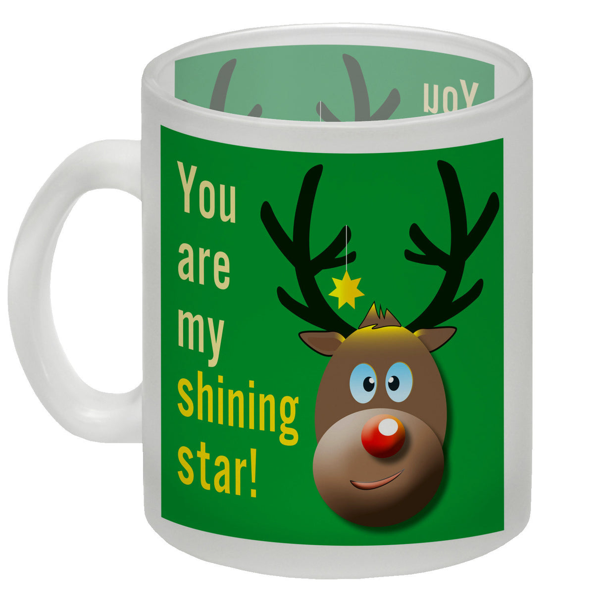 Weihnachten Kaffeebecher mit Rentier Motiv