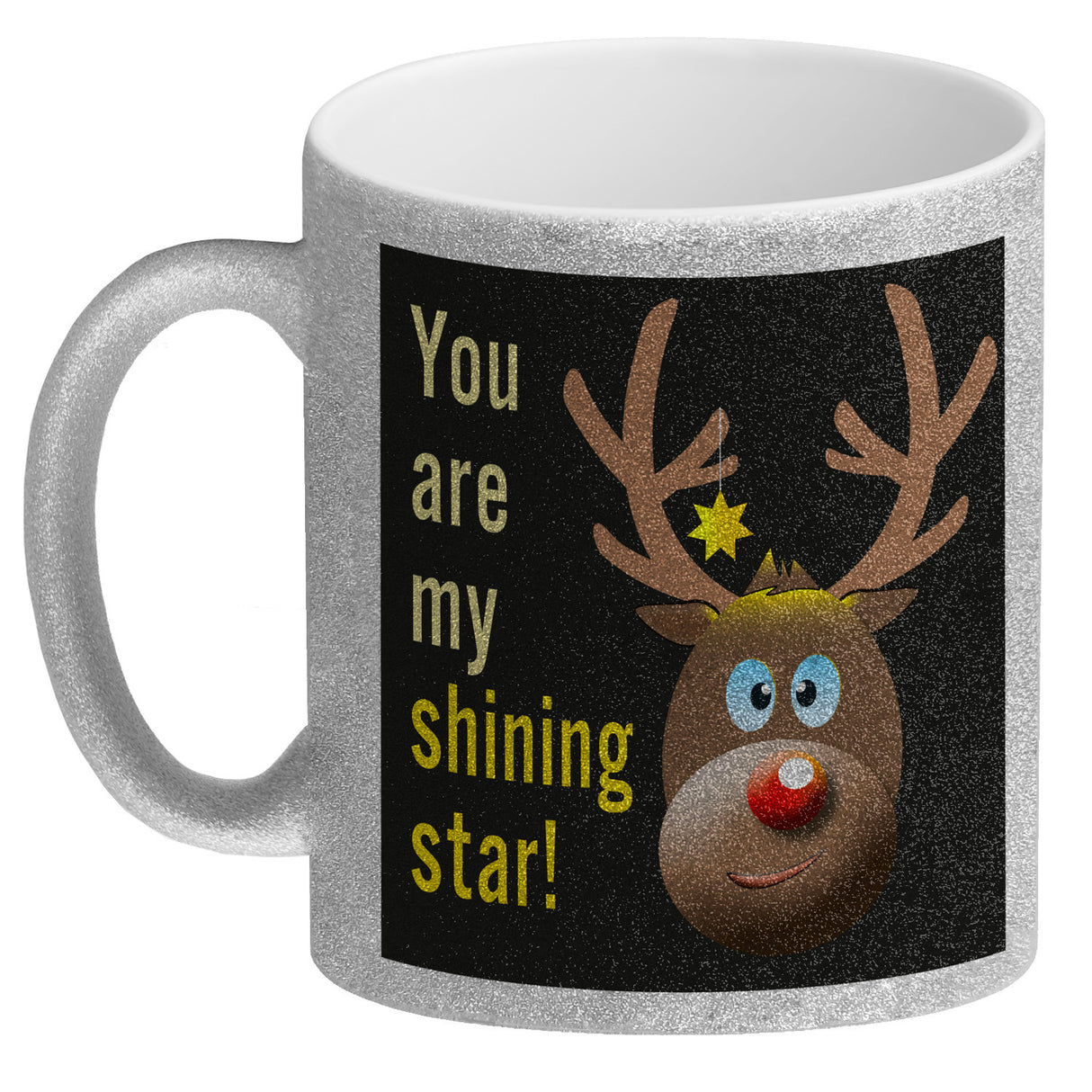 Weihnachten Kaffeebecher mit Rentier Motiv