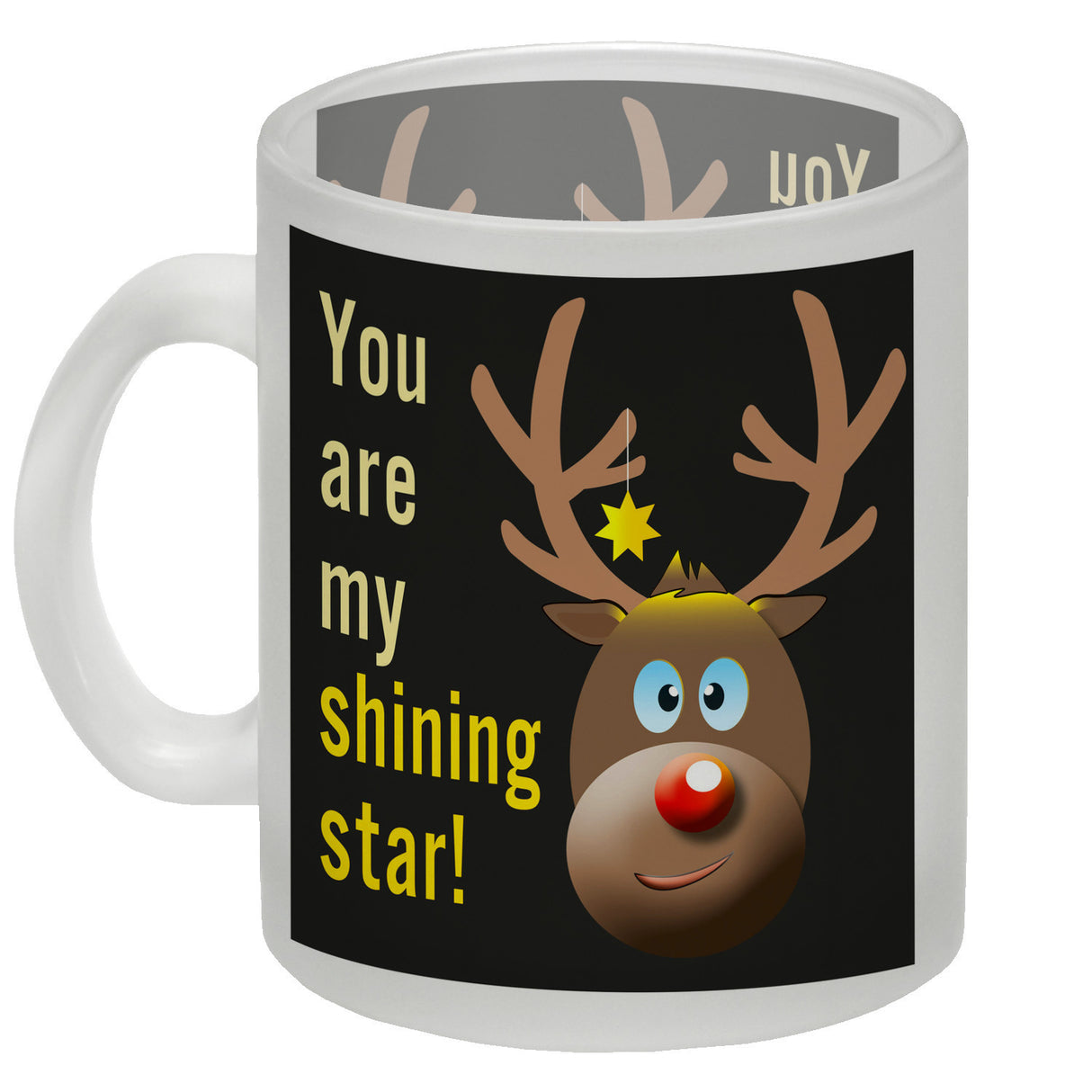 Weihnachten Kaffeebecher mit Rentier Motiv