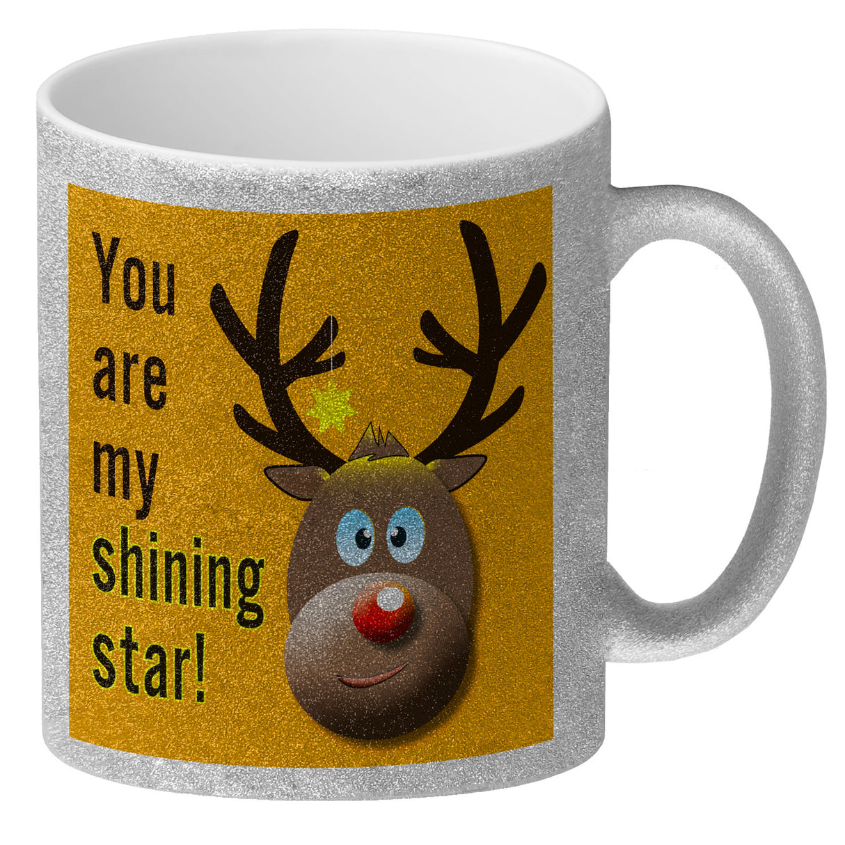 Weihnachten Kaffeebecher mit Rentier Motiv
