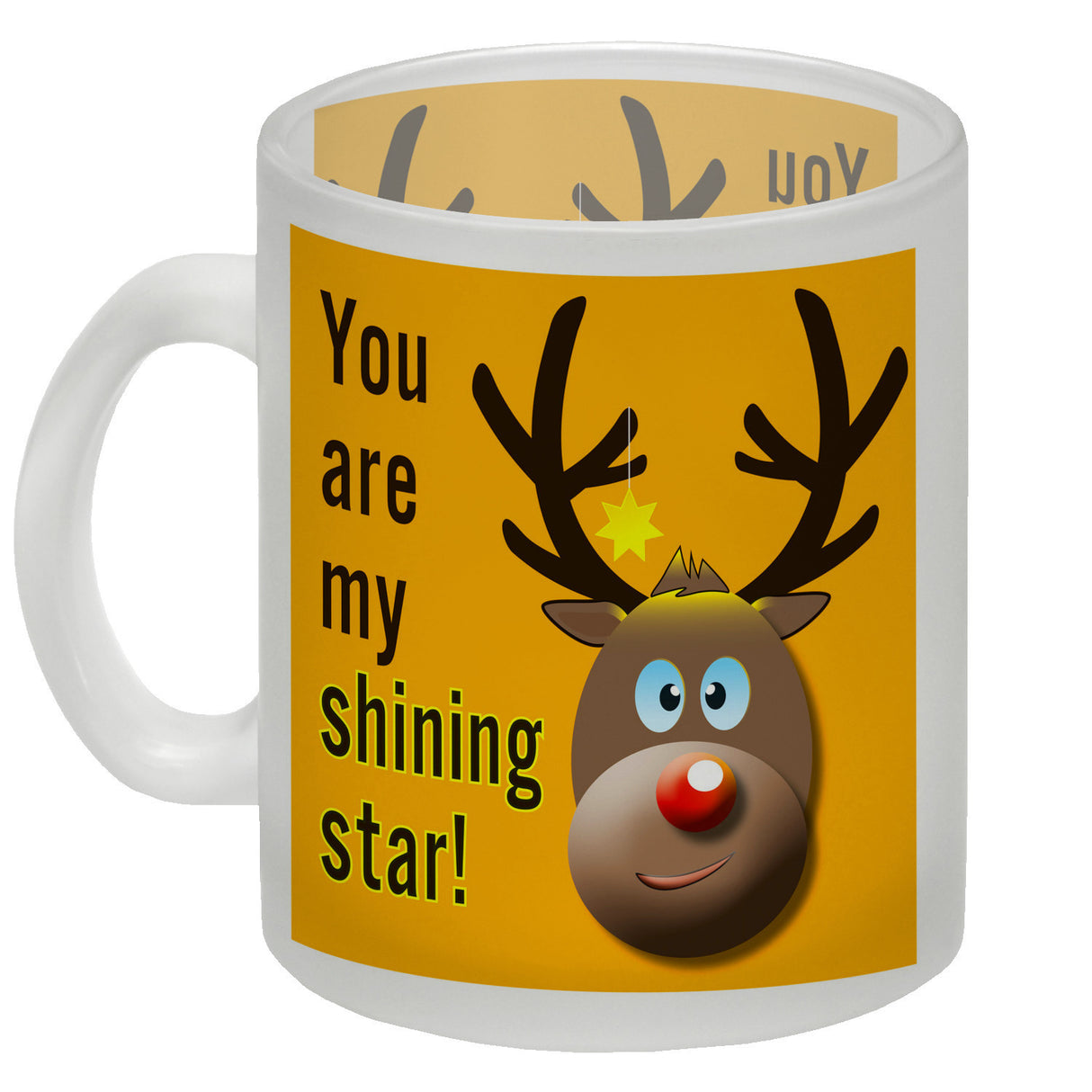 Weihnachten Kaffeebecher mit Rentier Motiv