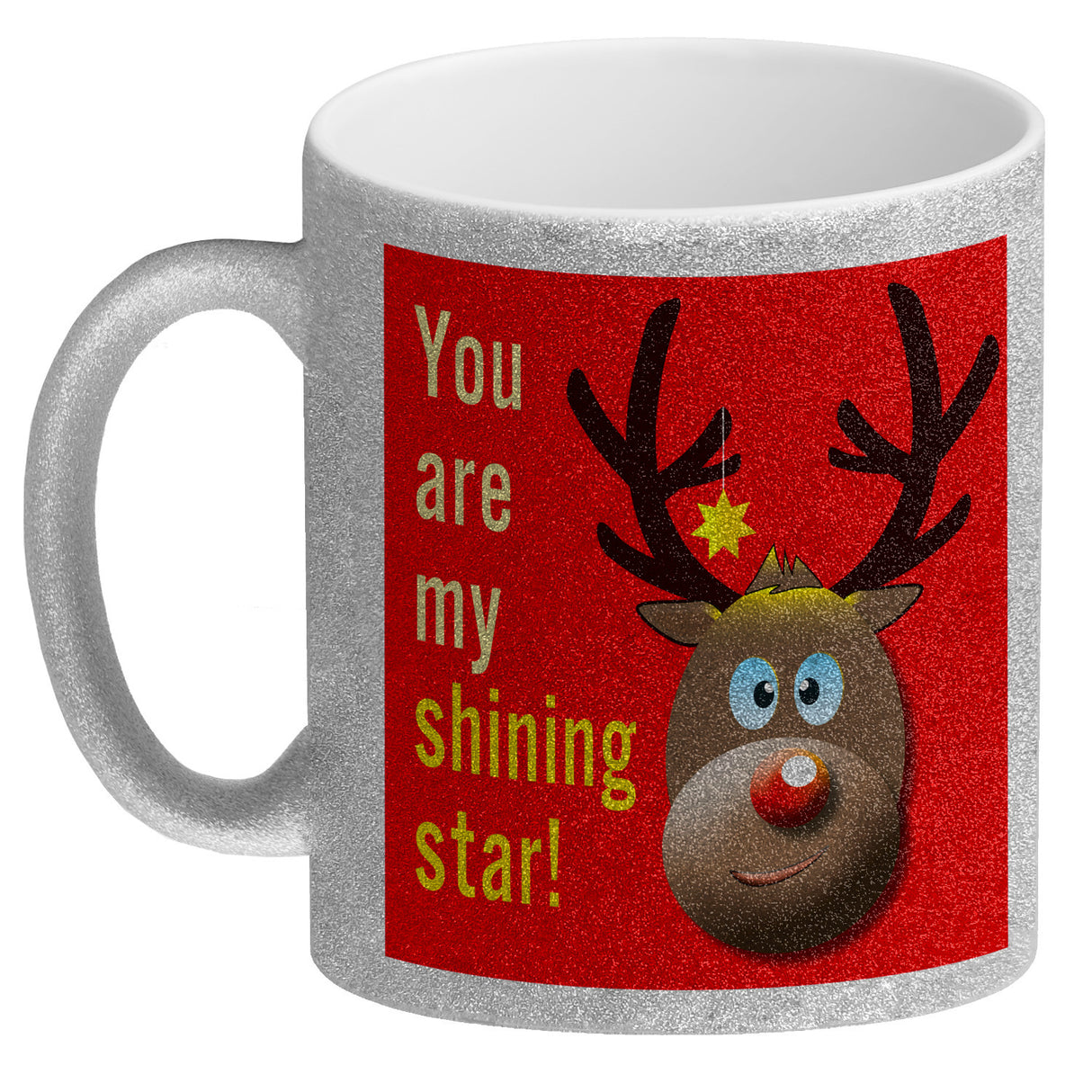 Weihnachten Kaffeebecher mit Rentier Motiv