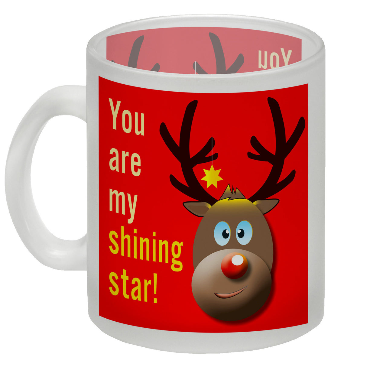 Weihnachten Kaffeebecher mit Rentier Motiv