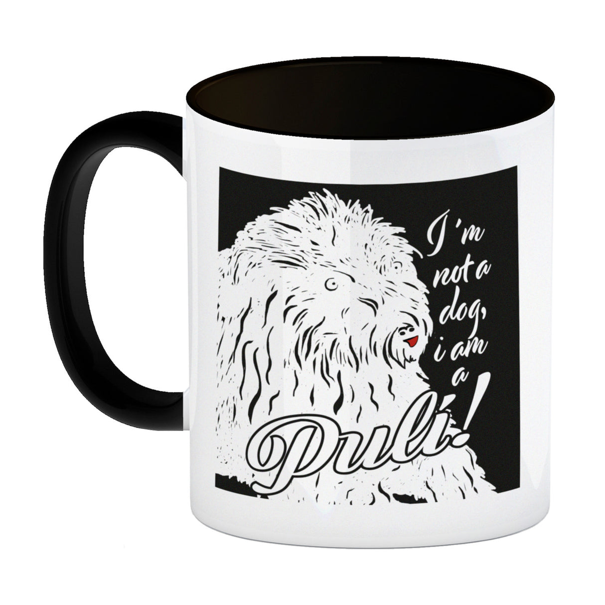 I'm not a dog I am a Puli! Kaffeebecher