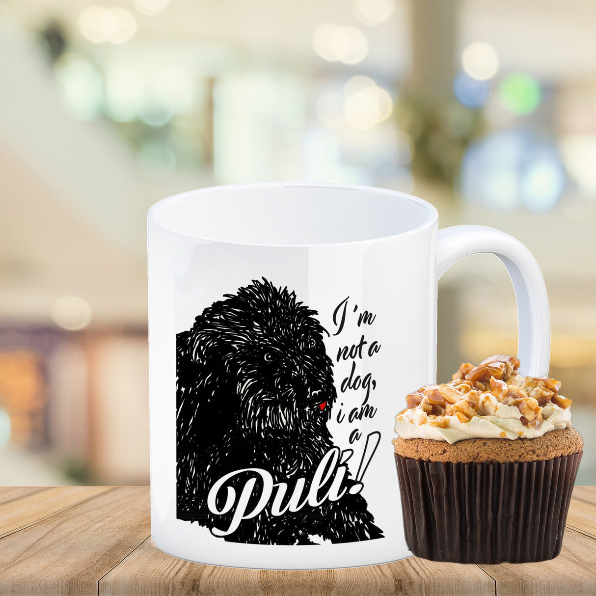 I'm not a dog I am a Puli! Kaffeebecher