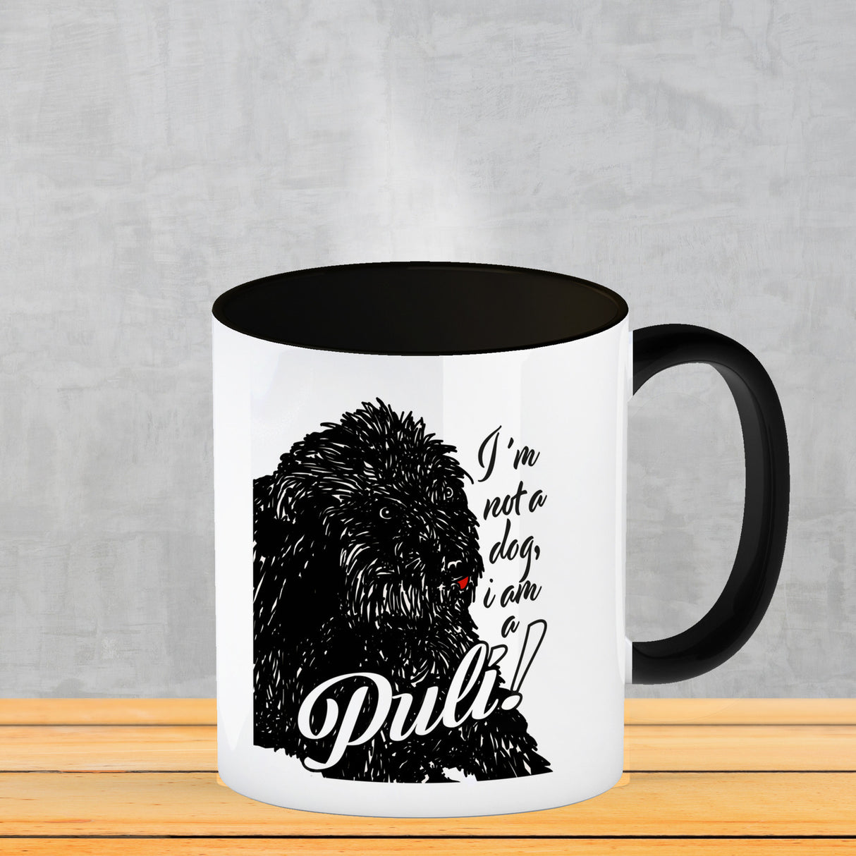I'm not a dog I am a Puli! Kaffeebecher