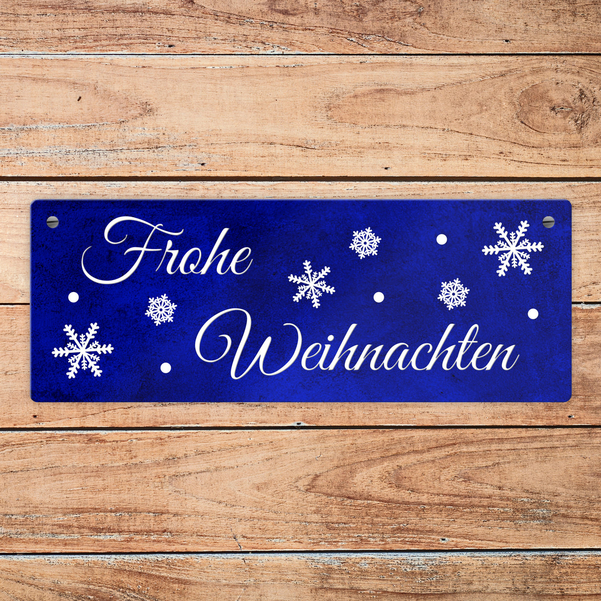 Winter Metallschild zum Thema Winter