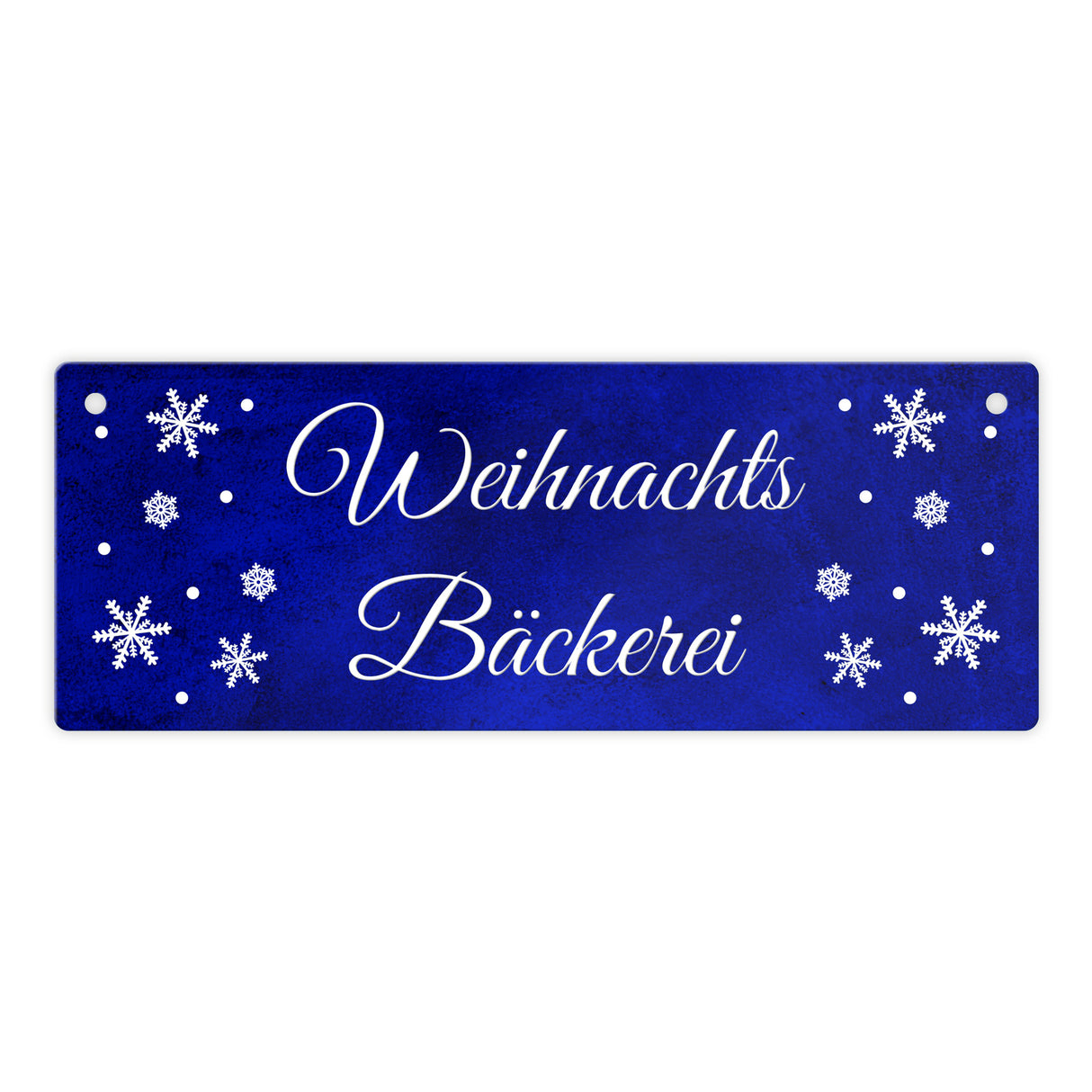Winter Metallschild zum Thema Winter