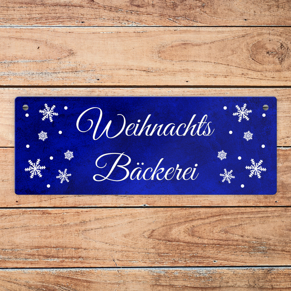Winter Metallschild zum Thema Winter