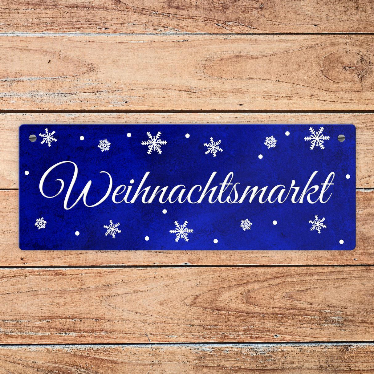 Winter Metallschild zum Thema Winter