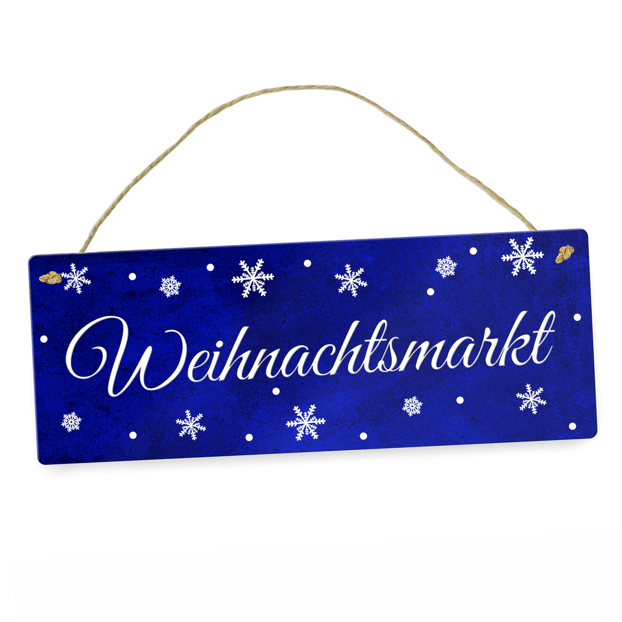 Winter Metallschild zum Thema Winter