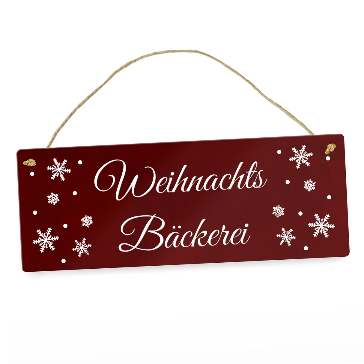 Winter Metallschild zum Thema Winter