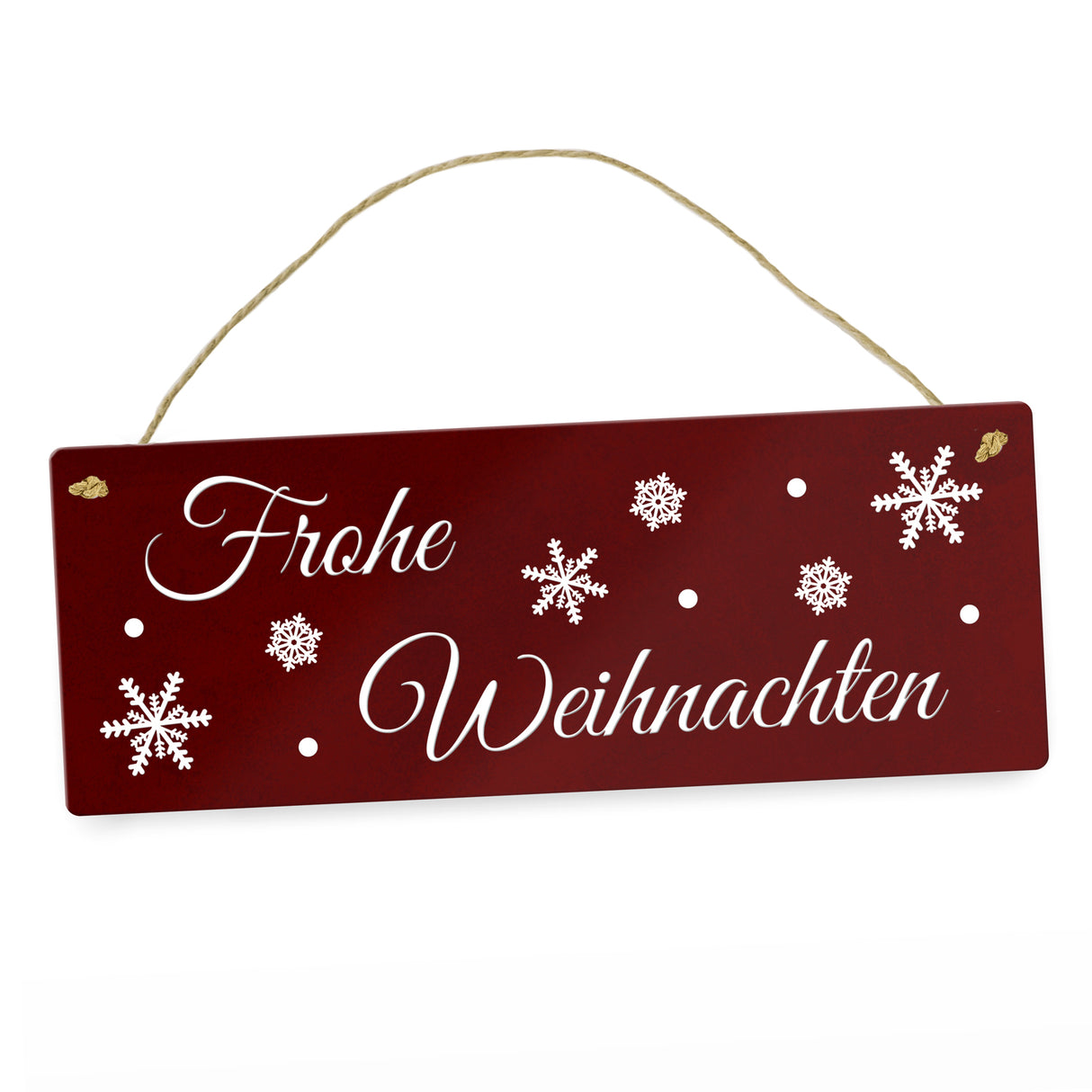 Winter Metallschild zum Thema Winter