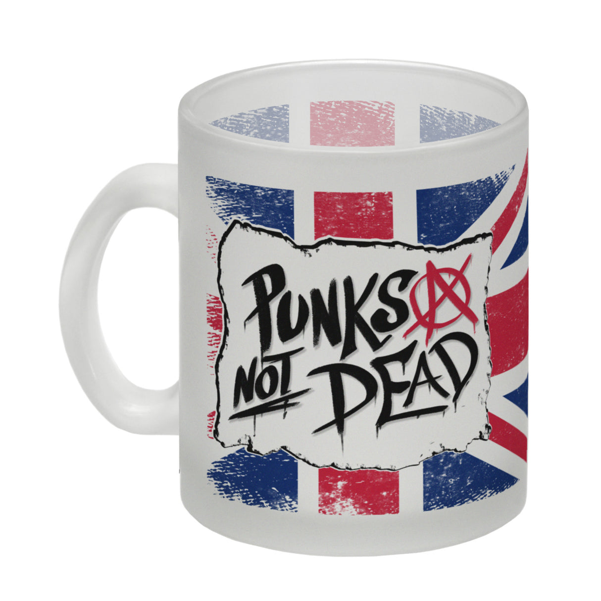 Punks not Dead Union Jack Kaffeebecher