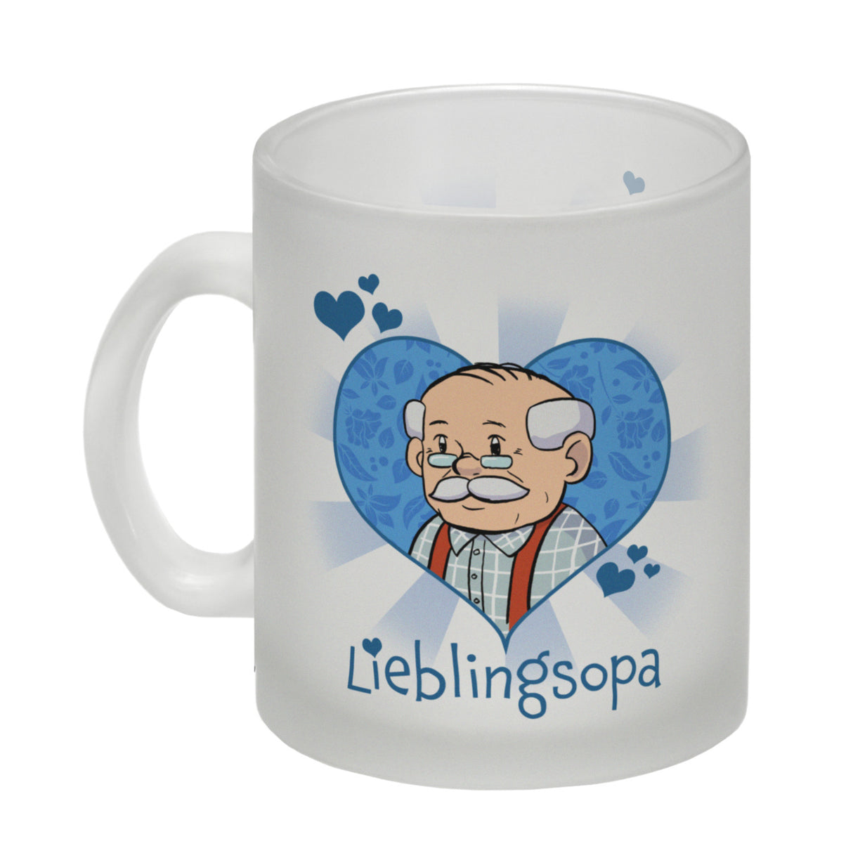 Lieblingsopa Kaffeebecher mit Opa im Herz