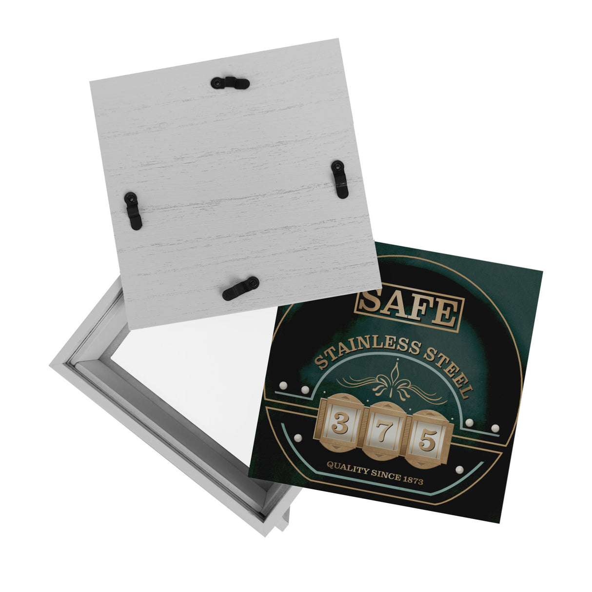 Retro Safe Spardose in Tresor Optik