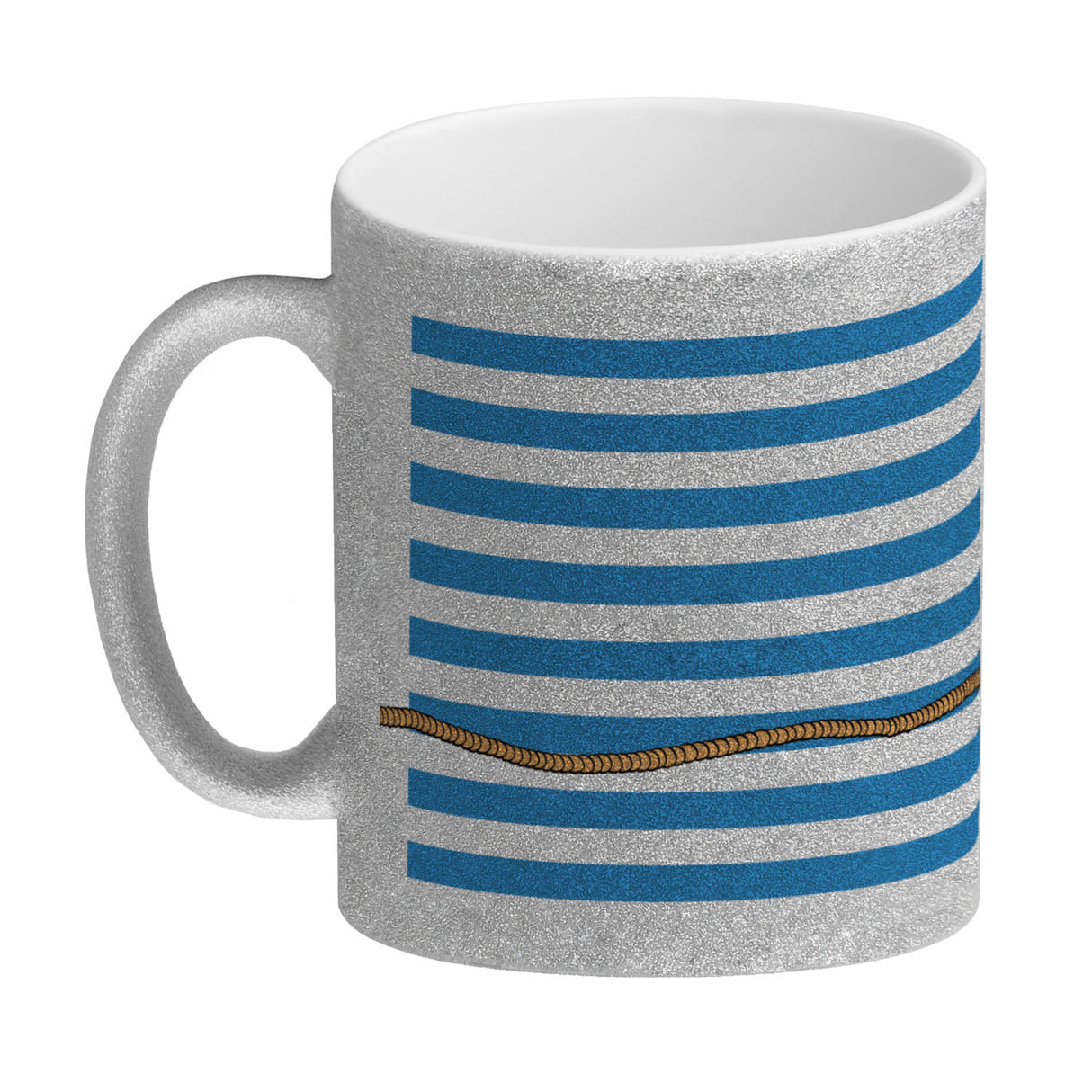 Kaffeebecher mit Moin-Schriftzug und Rettungsring
