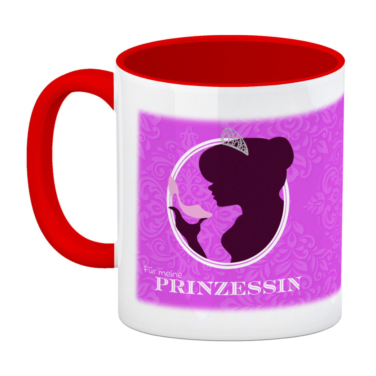 Prinzessin Aschenputtel Kaffeebecher in pink