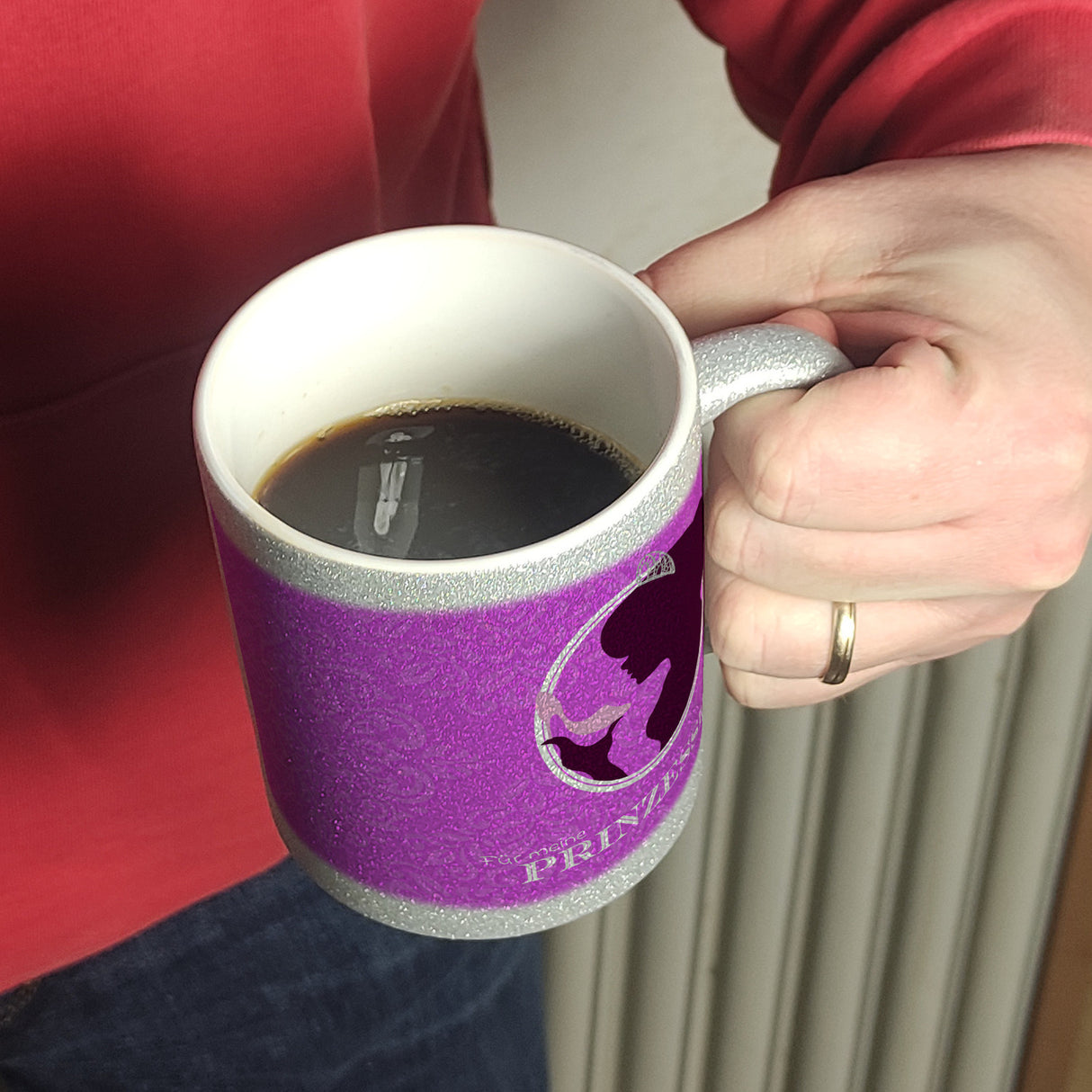 Prinzessin Aschenputtel Kaffeebecher in pink