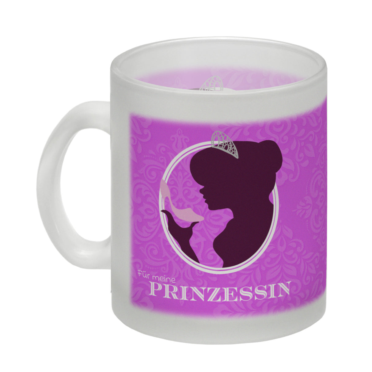 Prinzessin Aschenputtel Kaffeebecher in pink