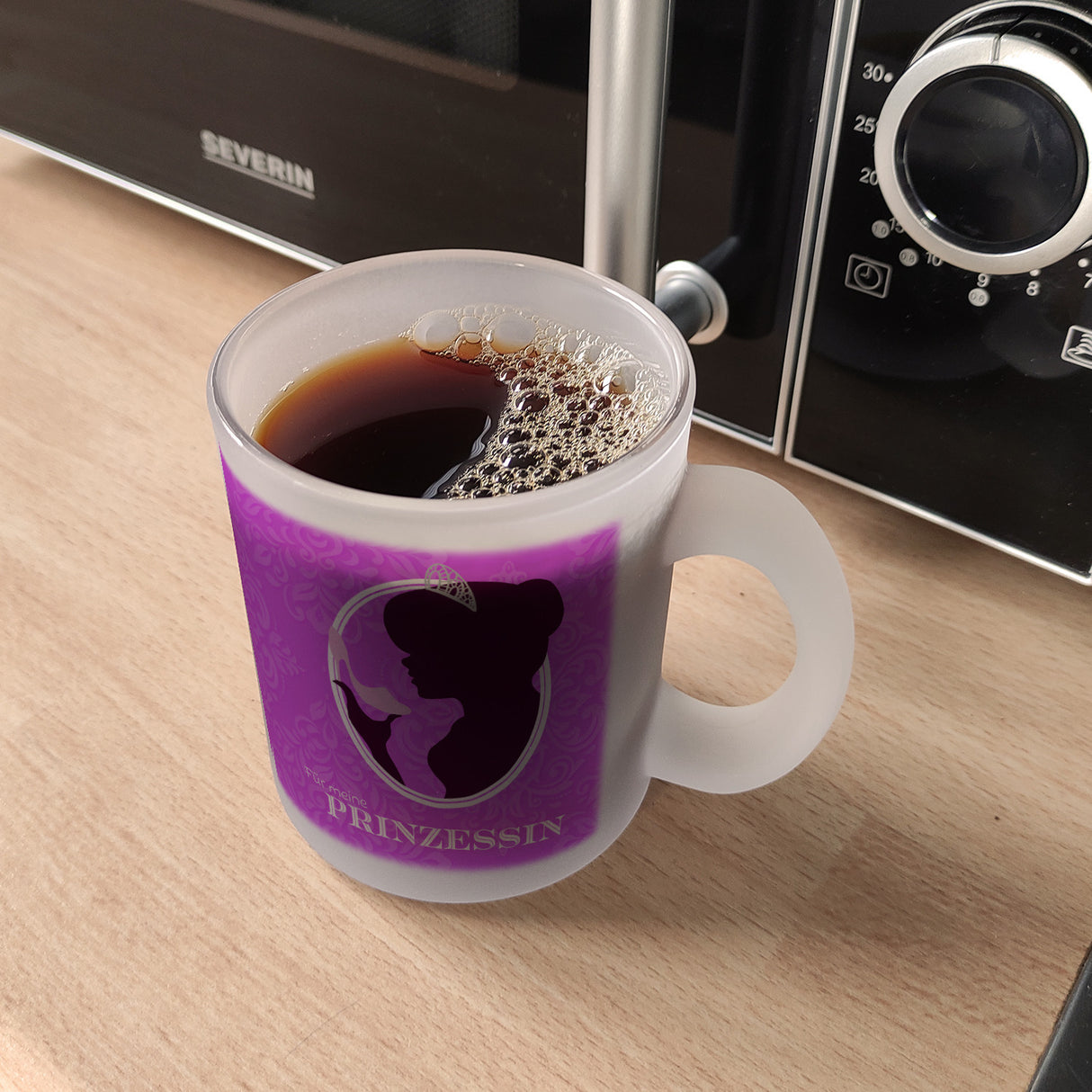 Prinzessin Aschenputtel Kaffeebecher in pink