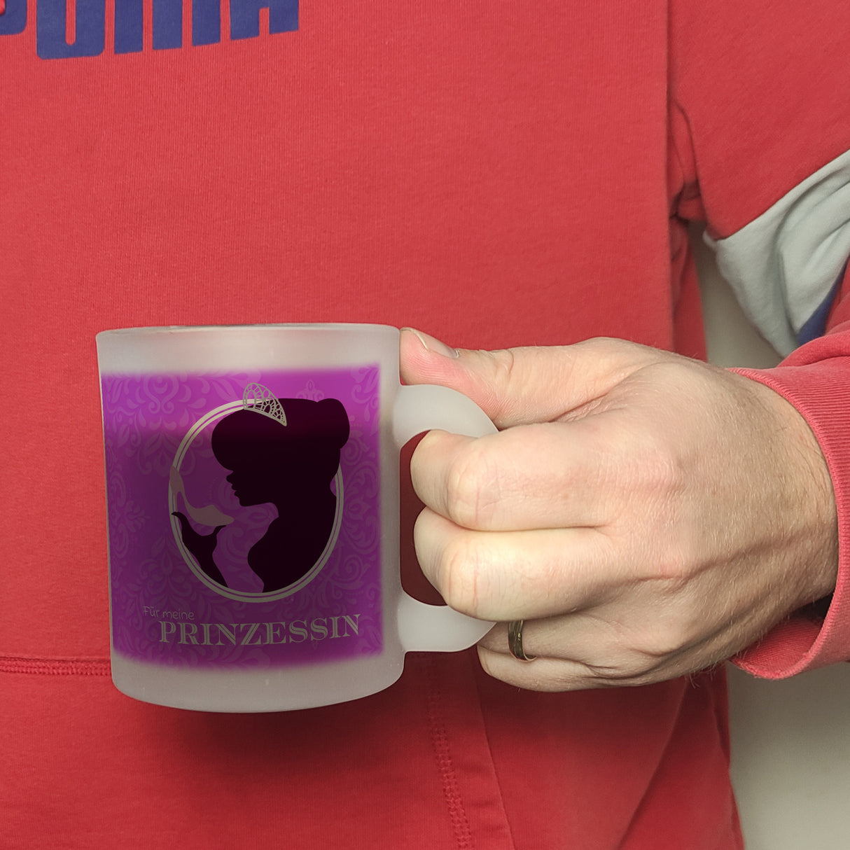 Prinzessin Aschenputtel Kaffeebecher in pink