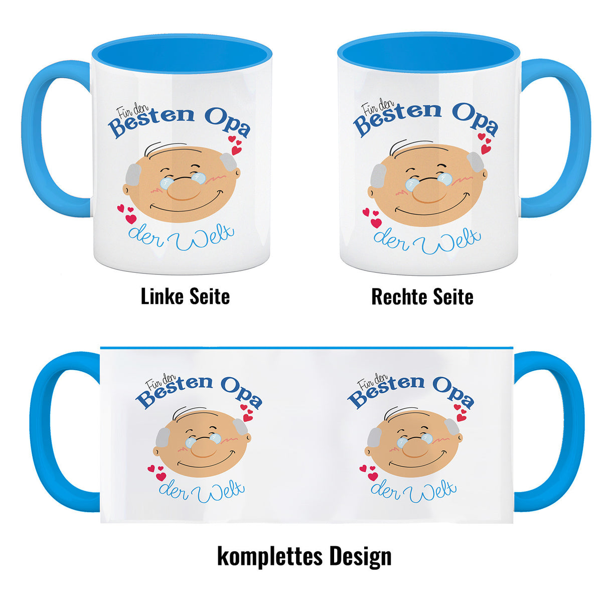 Für den besten Opa der Welt Kaffeebecher Großvater