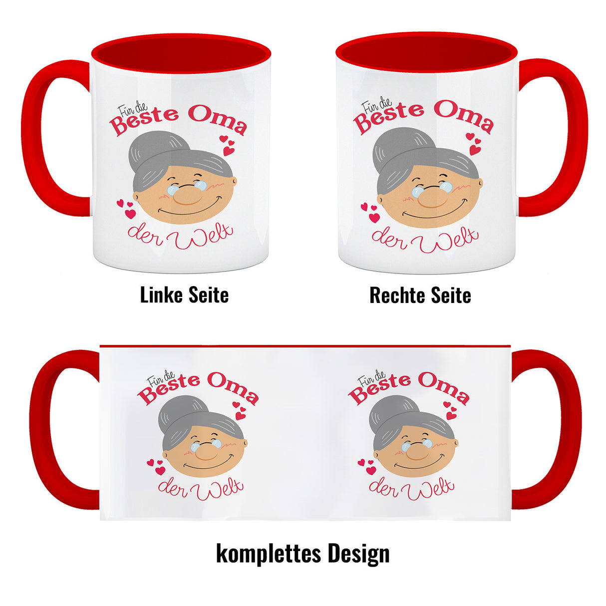Für die beste Oma der Welt Kaffeebecher Großmutter