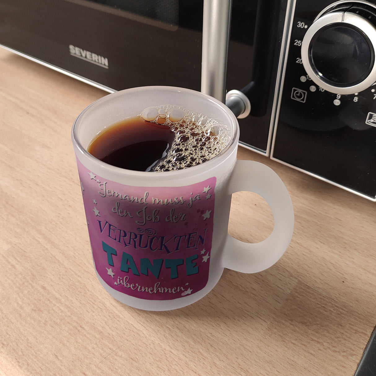 Lustiger Kaffeebecher für verrückte Tanten
