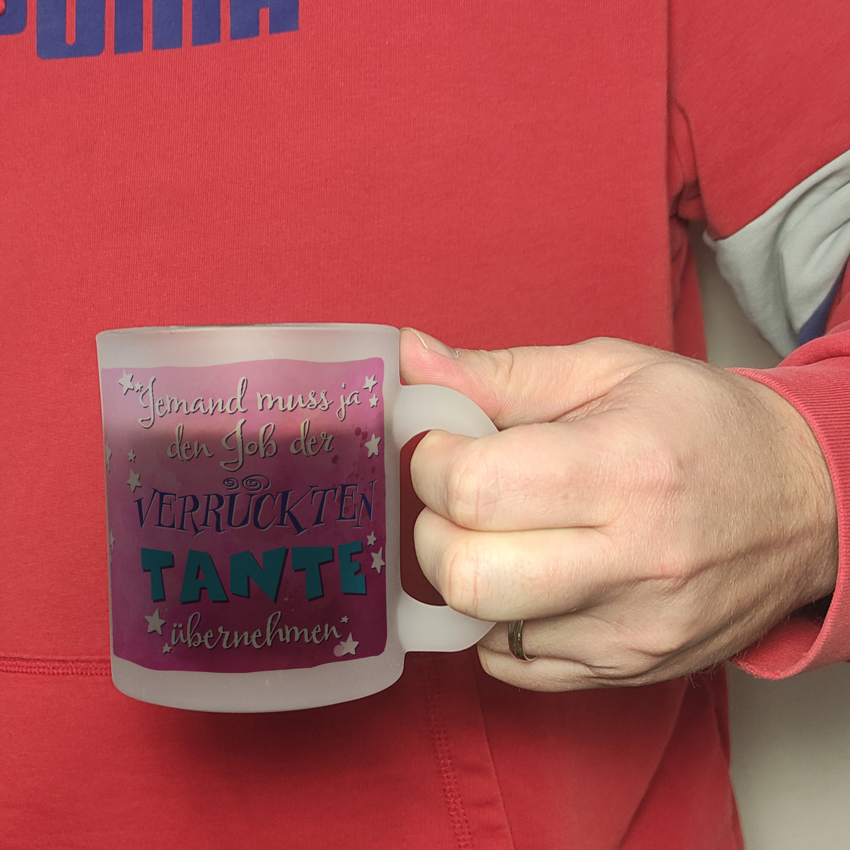 Lustiger Kaffeebecher für verrückte Tanten